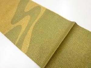 リサイクル　抽象模様織出し袋帯